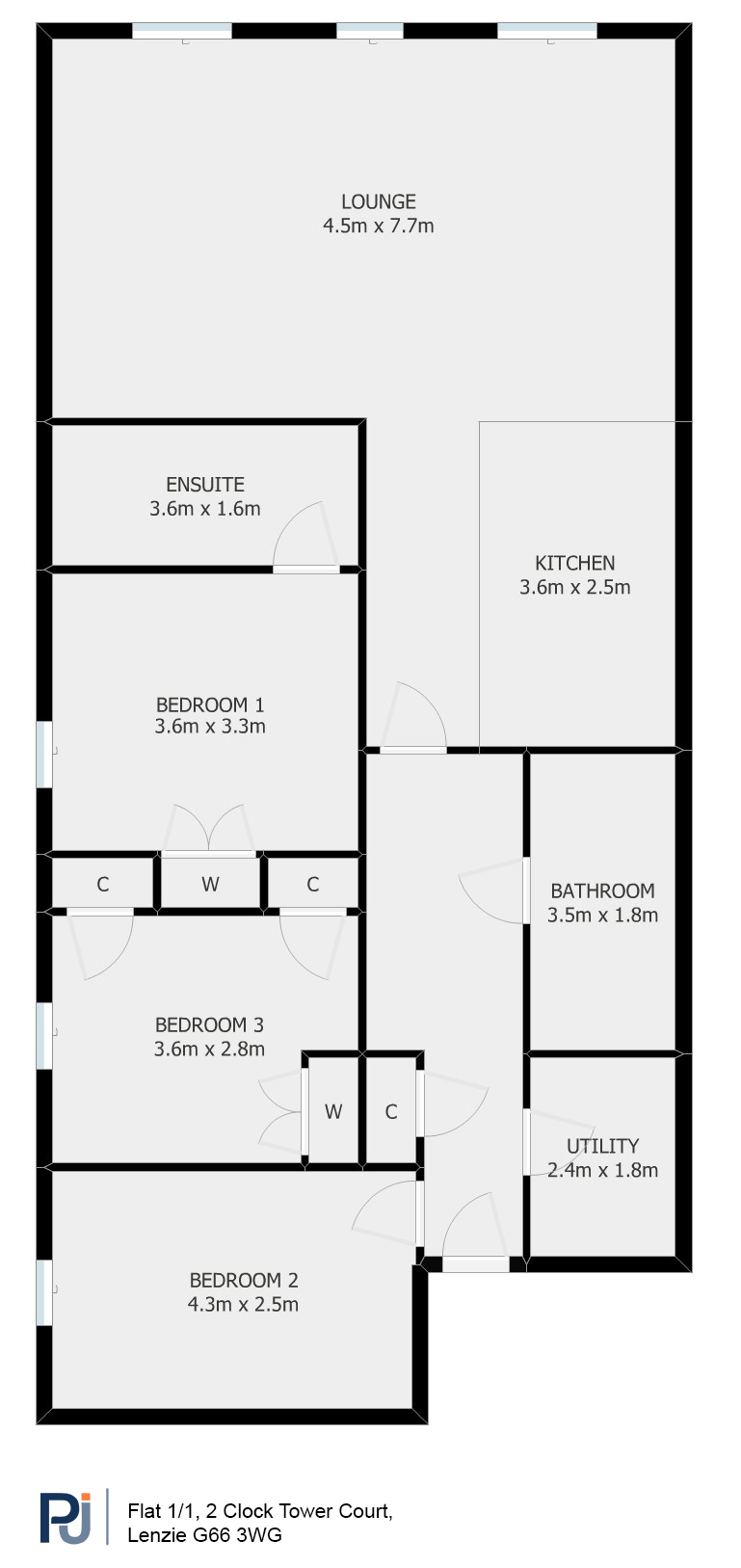 Flat 1/1, 2 Clock Tower, Woodilee Village, Lenzie, G66 3WG, Scotland