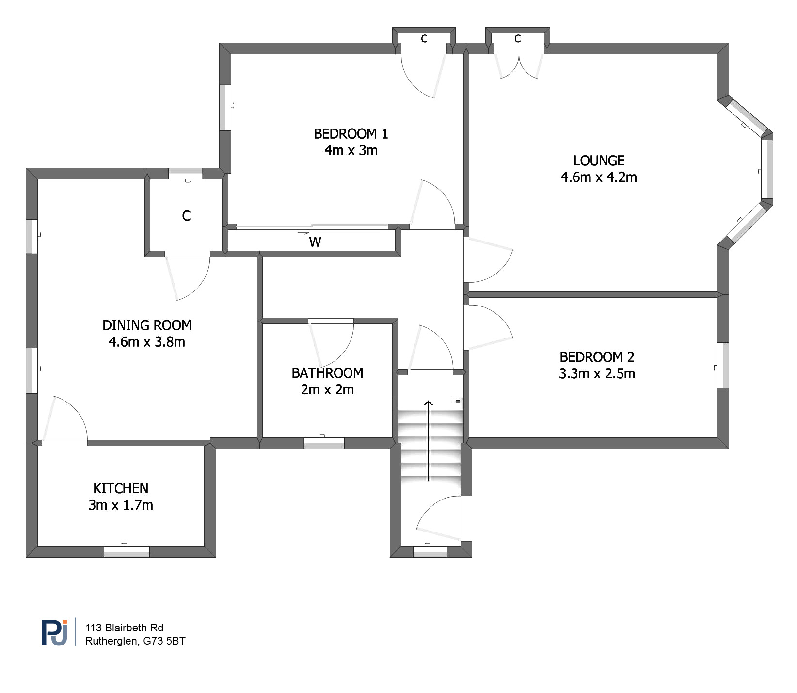 113 Blairbeth Road, Burnside, Glasgow, G73 5BT, Scotland Pacitti Jones